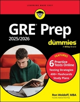 GRE Prep 2025/2026 For Dummies - Woldoff, Ron