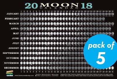 2018 Moon Calendar Card (5-Pack) - Kim Long