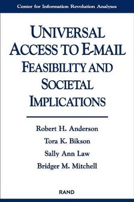 Universal Access to E-Mail - Robert H. Anderson,  etc.