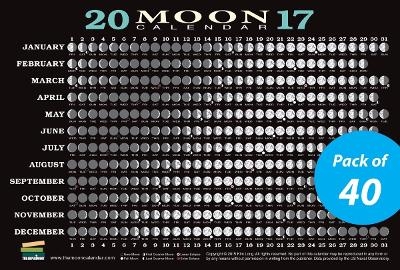 2017 Moon Calendar Card (40-Pack) - Kim Long