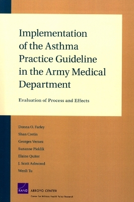 Implementation of the Asthma Practice Guideline in the Army Medical Department - Donna O. Farley, Shan Cretin, Georges Vernez, Suzanne Pieklik, Elaine Quiter