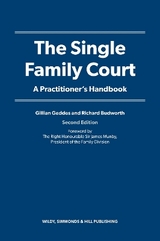 The Single Family Court: A Practitioner's Handbook - Geddes, Gillian; Budworth, Richard