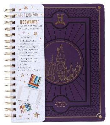 Harry Potter: Hogwarts Teacher's 12-Month Undated Planner -  Insights