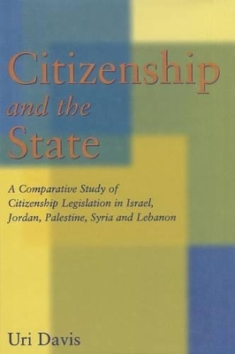 Citizenship and the State - Uri Davis
