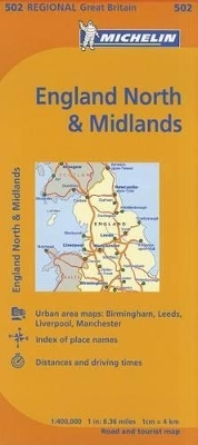 Northern England - Michelin Regional Map 502 -  Michelin