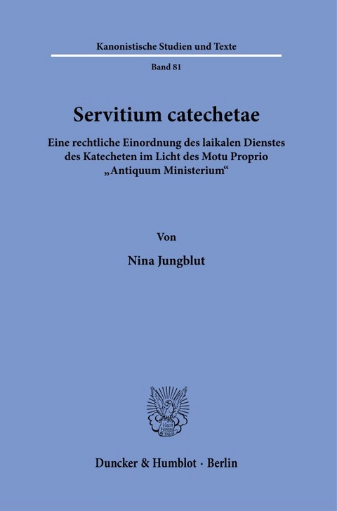 Servitium catechetae. - Nina Jungblut