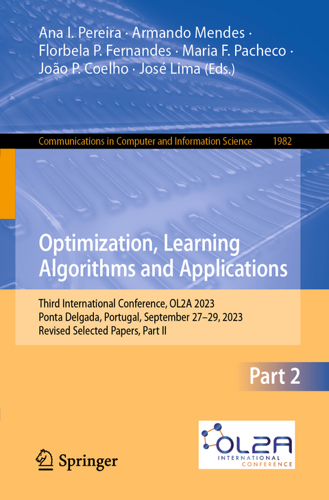 Optimization, Learning Algorithms and Applications - 
