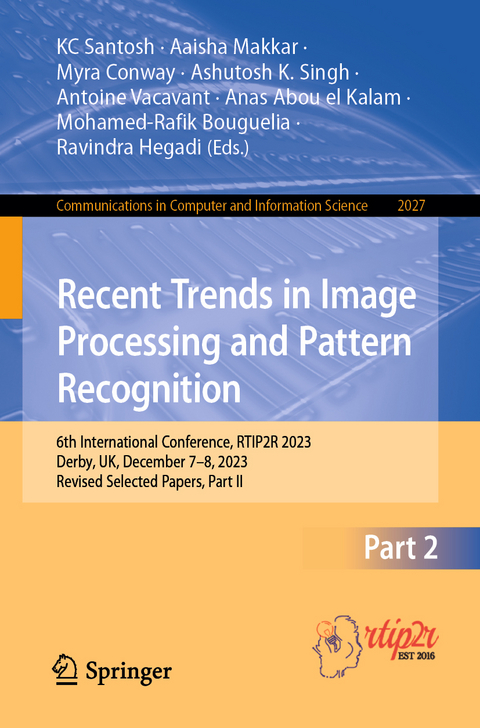 Recent Trends in Image Processing and Pattern Recognition - 