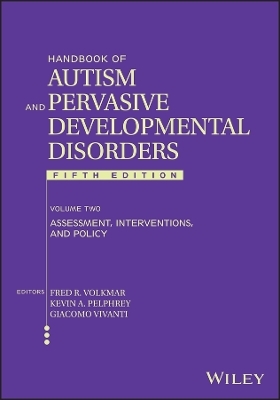 Handbook of Autism and Pervasive Developmental Disorder, Volume 2 - 