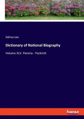 Dictionary of National Biography - Sidney Lee