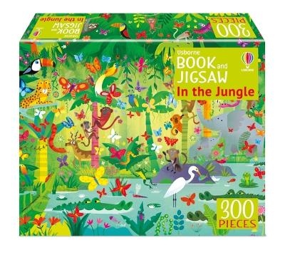 Usborne Book and Jigsaw In the Jungle - Kirsteen Robson