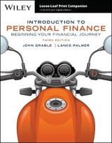 Introduction to Personal Finance - Grable, John E.; Palmer, Lance