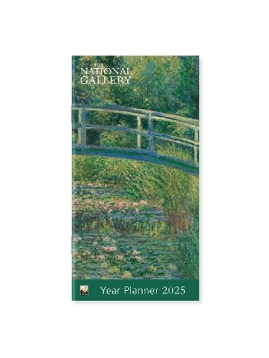National Gallery: Monet, The Water-Lily Pond 2025 Year Planner - Month to View - 
