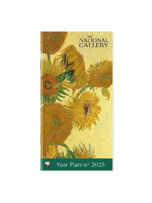 National Gallery: Van Gogh, Sunflowers 2025 Year Planner - Month to View - 