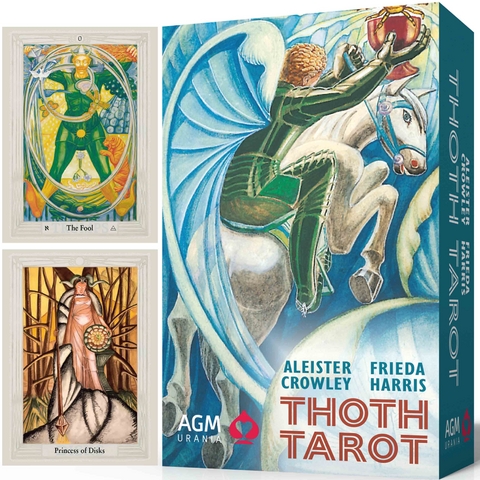 Aleister Crowley Thoth Tarot (Deluxe Edition, English, GB), m. 1 Buch, m. 78 Beilage, 2 Teile - Aleister Crowley, Frieda Harris