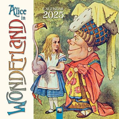 Alice In Wonderland Wall Calendar 2025 - Flame Tree