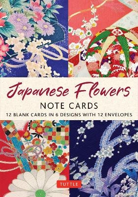 Japanese Flowers, 12 Note Cards - 