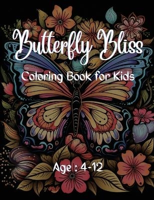 Butterfly Bliss Coloring Book for Kids - 