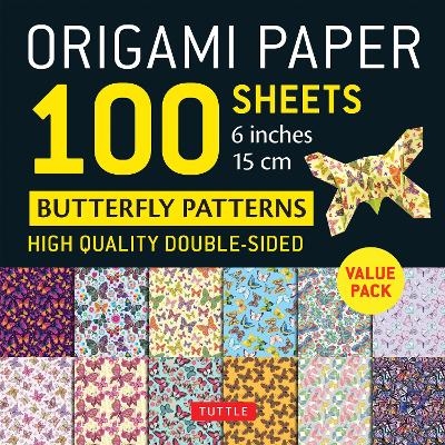 Origami Paper 100 Sheets Butterfly Patterns 6" (15 cm) - 