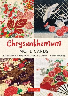 Chrysanthemums, 12 Note Cards - 