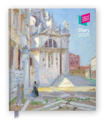 National Galleries Scotland 2025 Desk Diary Planner - Week to View, Illustrated throughout - 