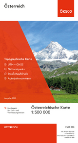 BEV-Karte 1:500 000, topografisch - 