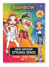 Rainbow High: Mein großer Styling-Spaß: Stickern, Malen, Stylen -  Panini