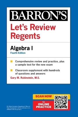 Let's Review Regents: Algebra I, Fourth Edition - Gary M Rubinstein