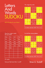 Letters and Words Sudoku -  Brian G. Tordoff
