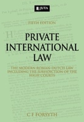 Private International Law - C. Forsyth