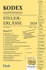 KODEX Steuer-Erlässe 2024, Band IV - Schilcher, Michael; Doralt, Werner
