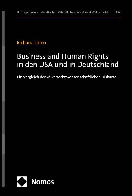 Business and Human Rights in den USA und in Deutschland - Richard Dören