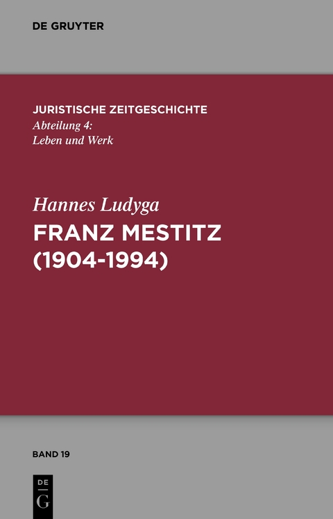 Franz Mestitz (1904–1994) - Hannes Ludyga