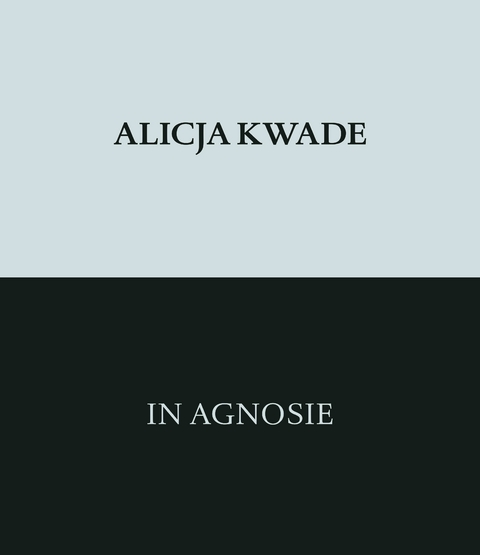 Alicja Kwade. In Agnosie - 