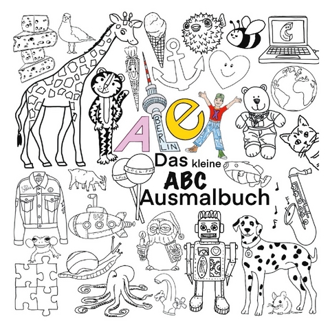 Das kleine ABC Ausmalbuch - Alex Berlin