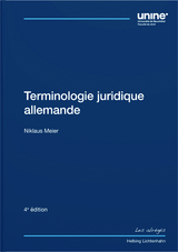 Terminologie juridique allemande - Meier, Niklaus