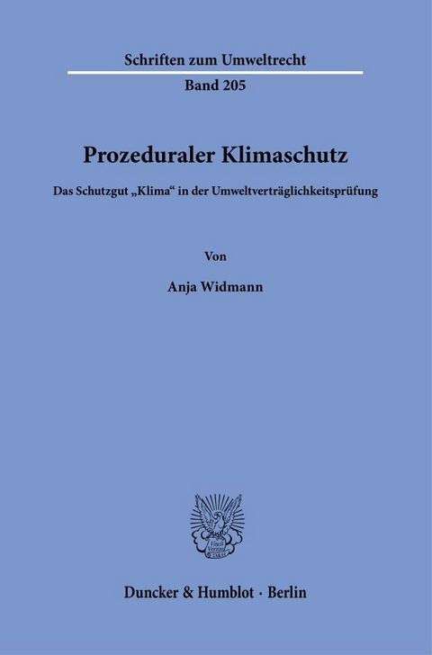 Prozeduraler Klimaschutz. - Anja Widmann