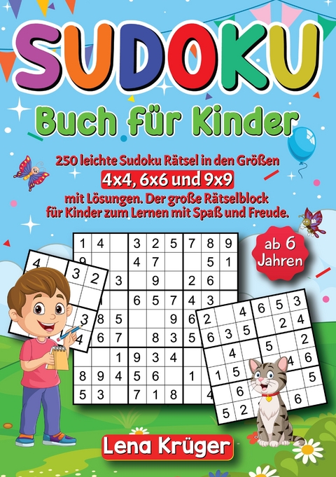 Sudoku Buch für Kinder ab 6 Jahren - Lena Krüger