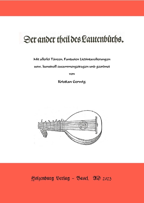 Der ander theil des Lautenbuchs - Kristian Gerwig