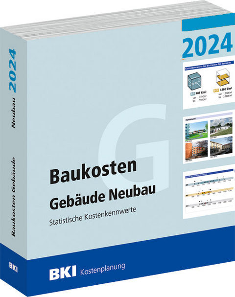 BKI Baukosten Gebäude Neubau 2024 - Teil 1 - 