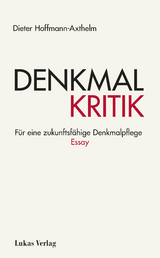 Denkmalkritik - Dieter Hoffmann-Axthelm