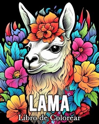 Llama Libro de Colorear - Mandykfm Bb