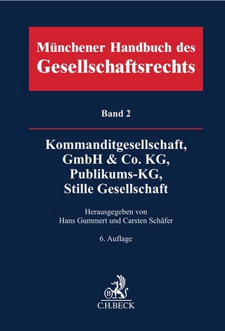 Münchener Handbuch des Gesellschaftsrechts - Hans Gummert; Carsten Schäfer