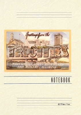 Vintage Lined Notebook Greetings from Tri-Cities