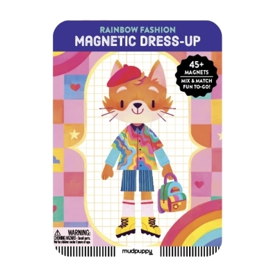 Rainbow Fashion Magnetic Dress-Up -  MUDPUPPY