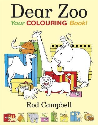 Dear Zoo: Your Colouring Book - Rod Campbell