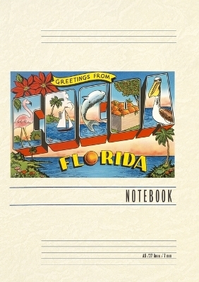 Vintage Lined Notebook Greetings from Cocoa, Florida