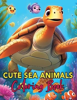 Cute Sea Animals Coloring Book - James Mwangi
