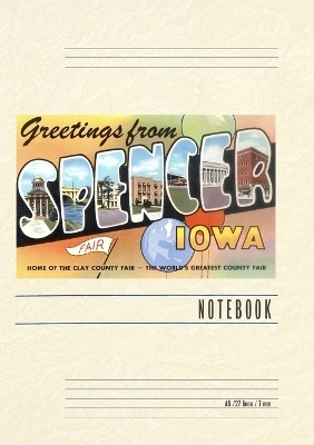 Vintage Lined Notebook Greetings from Spencer