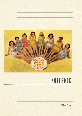 Vintage Lined Notebook Greetings from Boynton Beach